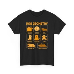 Dog Geometry Math Teacher STEM Humor School Gift Women Men Shirt