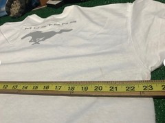 FORD Mustang Boss 302 White NWOT XL extra large Shirt Anvil pre-shrunk C34