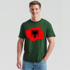 Albania Double Headed Eagle Culture Mens T Shirt National Symbol