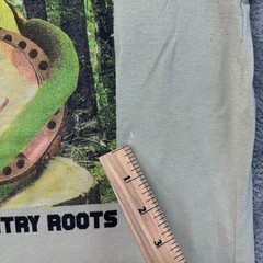 The Muppets Shirt Men’s Medium Beige Disney Kermit Banjo Country Roots Casual