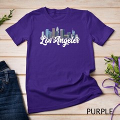 Los Angeles Skyline Architecture City Urban Graffiti Street Unisex T-shirt