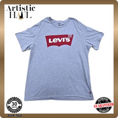 Levi’s Men’s T-Shirt Size XL Gray Cotton Crew Neck Short Sleeve