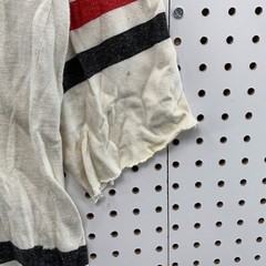 Vintage Minor Hawks Hockey Jersey Mens Large Beige TRUE Vintage Made uSA