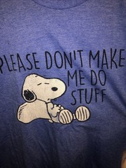 PEANUTS Snoopy Blue Men’s Size Medium (38/40) Graphic T-Shirt Short Sleeve