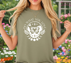 Stay Pawsitive Dog T-Shirt – Cute Puppy Graphic Tee – Funny Dog Pun Shirt – Happ