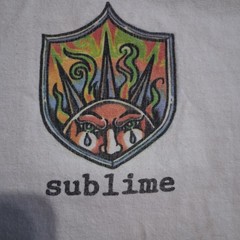 Vintage Sublime T Shirt 90s Sz. XL Fruit Of The Loom 100 % Cotton Made In Hond