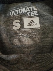 Adidas Ultimate Tee Men’s T-Shirt Size Small Grey