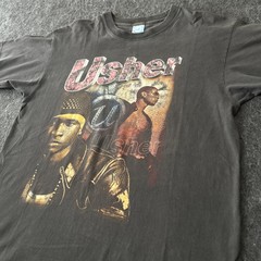 VTG Usher Rap Tee Shirt Black Size M-L Hip Hop R&B U got it Bad Y2K 21×27 Rare