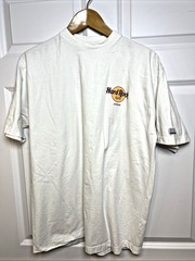 Hard Rock Cafe London T‑Shirt Men’s Large Heavy Tee Original Graphic White