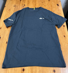 Econscious Organic Cotton T-Shirt Surfboard Back Print Blue size Medium