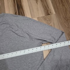 Public Rec Adapt LS Henley Mens Large Heather Gray Long Sleeve Performance Shirt