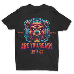 Custom T-Shirt, Are You Ready Dtf Print On Next Level T-Shirt unisex Soft Cotton