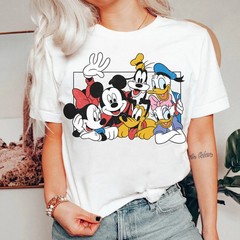 Disney Mickey And Friends The Gang Funny Disneyland Family Matching Shirt