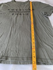 American Eagle Men’s Green Logo Graphic T-Shirt Size M Casual