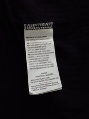 NWT Men’s Size Medium Perry Ellis Dark Sapphire Ribbed T-Shirt -78279 0