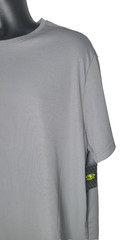 ATHLETIC WORKS Mens T-Shirt SIZE 3XL DriWorks Short Sleeve London Gray NEW