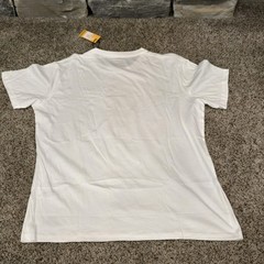 CAT Caterpillar Men’s Size L Large Workwear White Self Edge Logo New!