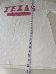 Delta Pro Weight Texas T-shirt Unisex Short Sleeve White Size Large