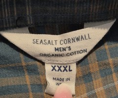 Seasalt Men’s Regular Men’s Shoreman Cord Shirt Moss Eden XXXL