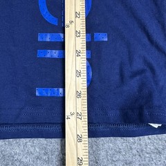 2 Calvin Klein Shirt Mens Medium Blue White Graphic CK Logo Short Sleeve Tees