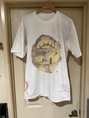 Travis Scott WWE Cactus Jack T-Shirt Size Large L Mankind white tee