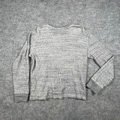 Alesbury Thermal Shirt Mens Medium Heathered Gray Lined Waffle Knit Henley Neck