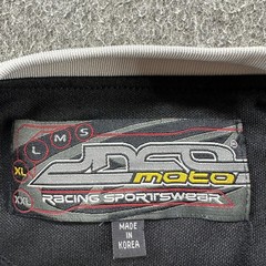 VINTAGE JNCO Racing Jersey Mens XL Black Grey Long Sleeve Moto Motocross USA 90s