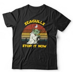 Seagulls Stop It Now Tshirt Unisex & Kids – Yoda, Bad Lip Reading, Funny