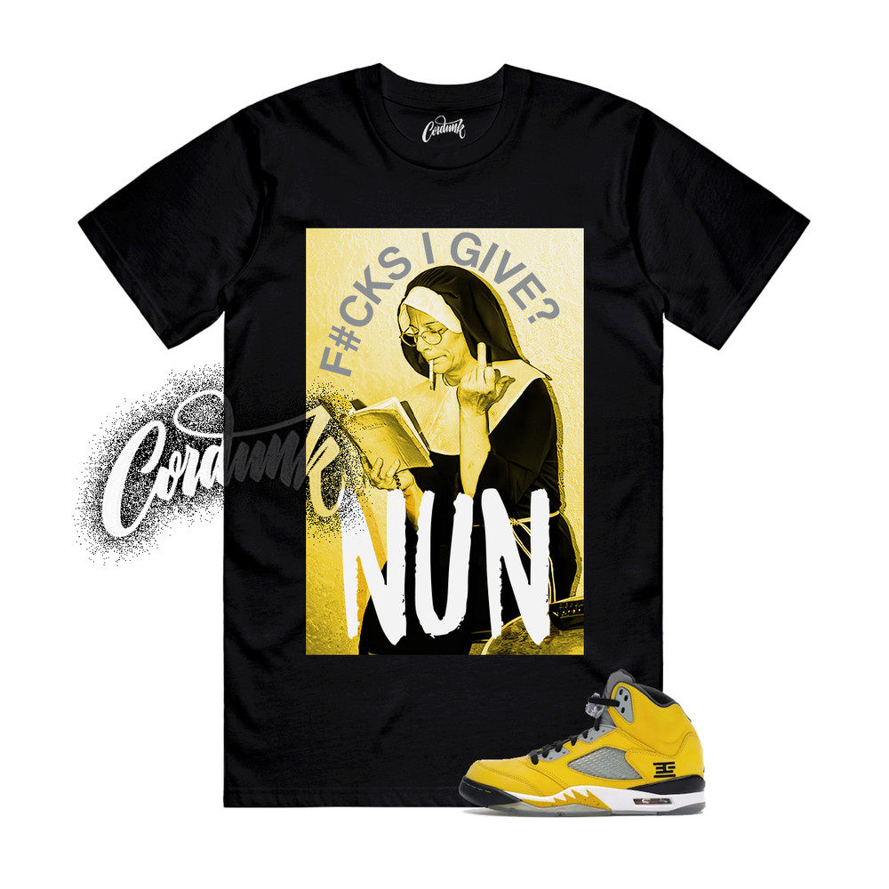 5 Tokyo Yellow Black White T Shirt Match NUN