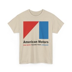 Retro American Motors RedBlue Logo Collectible Car T-shirt