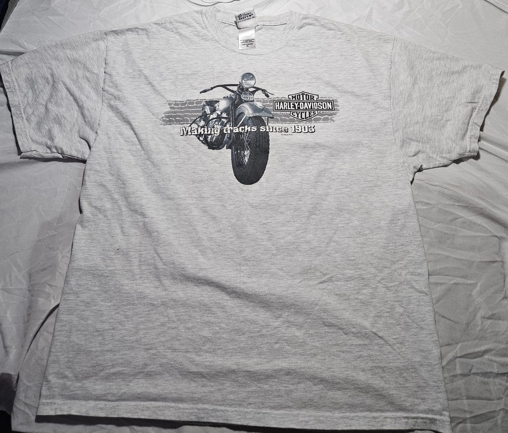 Vintage 2000 Harley Davidson Renegade Alexandria Louisiana T Shirt XL Hanes Beef