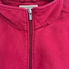 L.L. Bean vintage red full zip cotton blend sweatshirt jacket cabincore outdoor