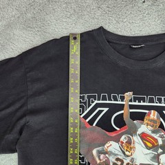 Sean Taylor Washington Redskins Superman Graphic T-Shirt Mens 4XL Black Vtg Y2K