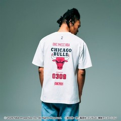 ONE PIECE × NBA T-Shirts Shanks×CHICAGO BULLS BLACK、White