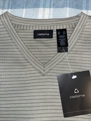 Claiborne Casual Short Sleeve Crew-Neck T-Shirt Fits Men’s Size 2XL Beige