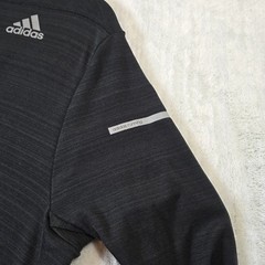 Adidas Performance Men’s Sequencials Heathered Long Sleeve Tee, Black, Medium