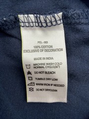 Levis T-shirt Men M Blue Graphic Print Logo 100% Cotton.#47217