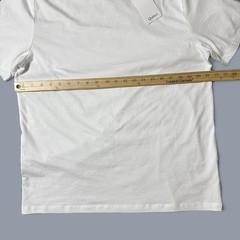 Quince Luxe Touch Tee Mens Size L White 100% Pima Cotton Crew Neck NWT
