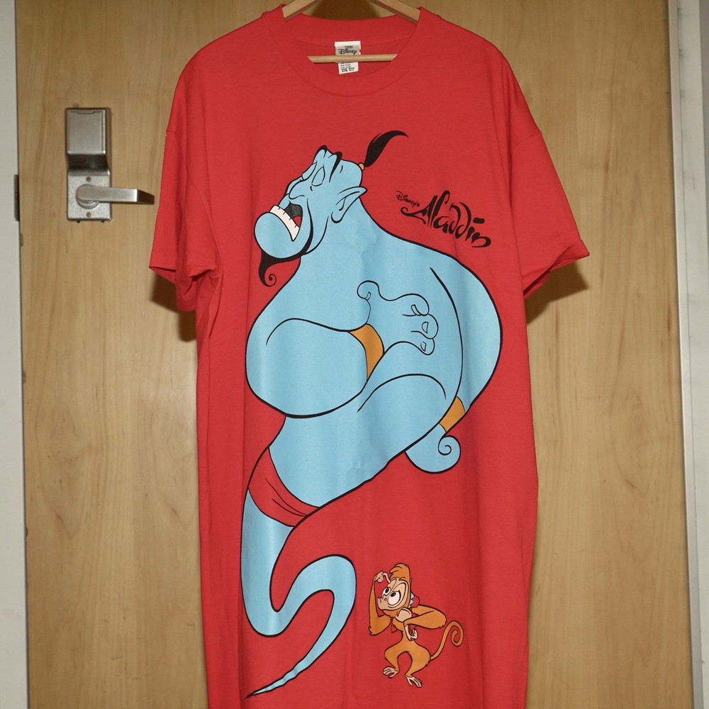 Vintage 90s Disney Aladdin Genie Sleep Shirt Night Gown