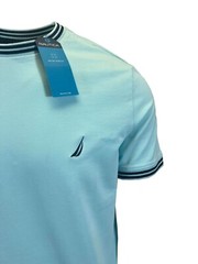 Nautica Men’s T-Shirt Performance Short Sleeve Sea Green (S16) + Sea Blue (S17)