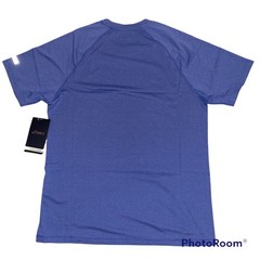 Asics Mens Small Short Sleeve Blue Equation Tech Tee Shirt MR2251-8107 NWT