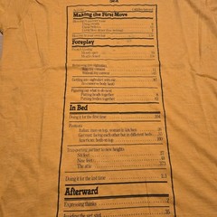 Vintage 80s Sex Humor Tee Sz XL Vulgar Long Prong Single Stitch