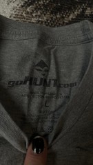 gohu-nt Men’s Gray Short Sleeve Crew Neck Graphic Logo T-Shirt Size L