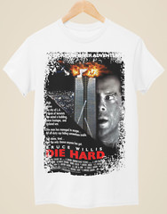 Die Hard – Movie Poster Inspired Unisex White T-Shirt