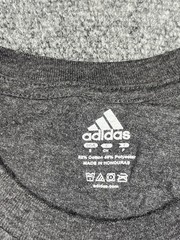 Adidas Shirt Mens Size Small Short Sleeve Gray Logo Outdoor Casual Sports Gray