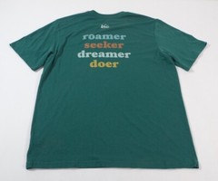 Rei Co-op Adult Unisex Green Graphic T-shirt Size M
