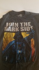 Star Wars Join The Dark Side Darth Vader Size Small Dark Gray T-Shirt