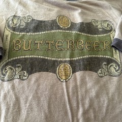 Universal Studios Harry Potter Butterbeer Mens Ringer T-Shirt 2024 Size XL
