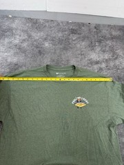 Las Vegas Feeling Lucky Vintage T-Shirt Mens Size XL Green Double Sided Graphic