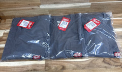 Lot of 3 New Milwaukee Men’s L-XL Gray Short/Long-Sleeve Pocket T-Shirts – DN56